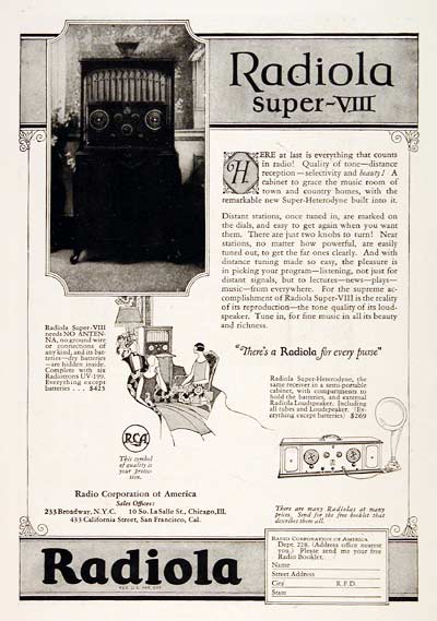 1924 RCA Radiola #003187