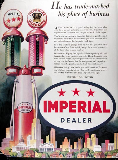 1934 Imperial Oil Dealers #009940