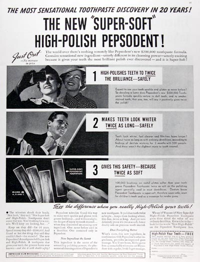 1936 Pepsodent Toothpaste #023800