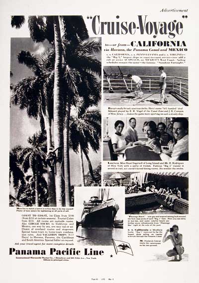 1937 Panama Pacific Cruise Lines #003938