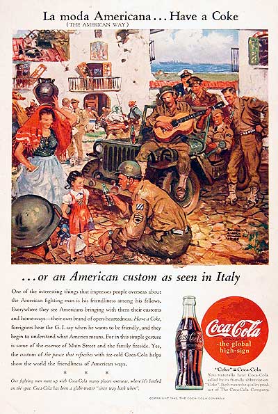 1945 Coca Cola Italy #003844