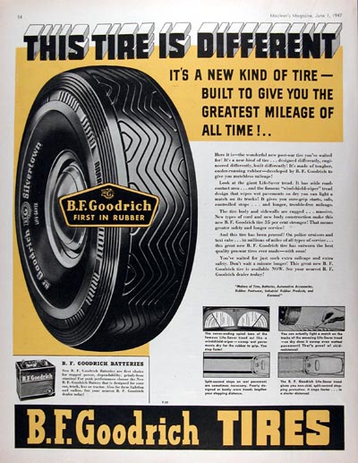 1947 B.F. Goodrich Tires #010898