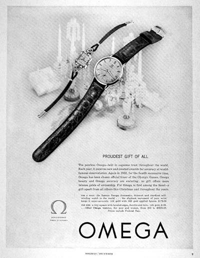 1952 Omega Watches #003730