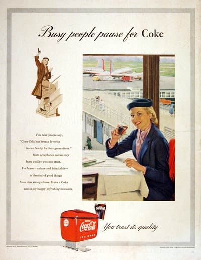 1953 Coca Cola - Airport #004491