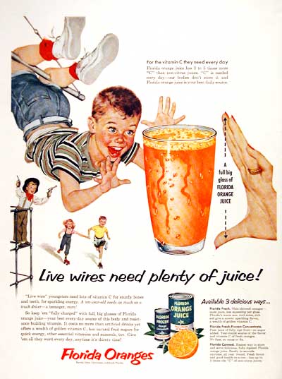 1954 Florida Orange Juice #003985