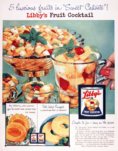 1955 Libby's Fruit Cocktail #003785