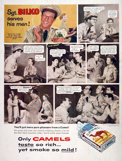 1956 Camel Cigarettes - Sgt Bilko #006709