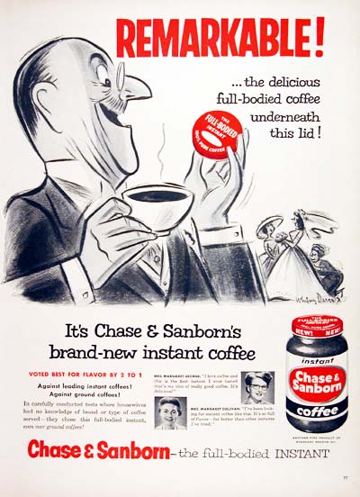 1956 Chase & Sanborn Coffee #006683