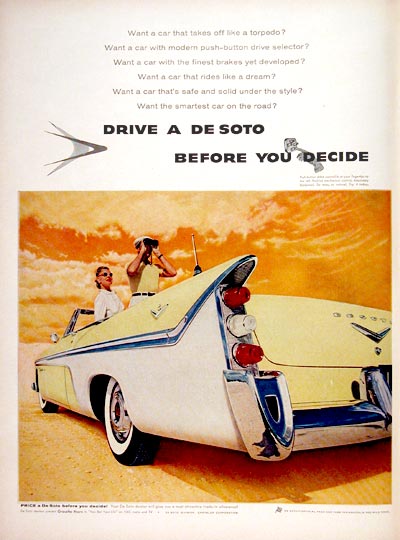 1956 DeSoto Fireflite Convertible 007530