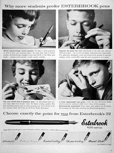 1957 Esterbrook Fountain Pens #006742