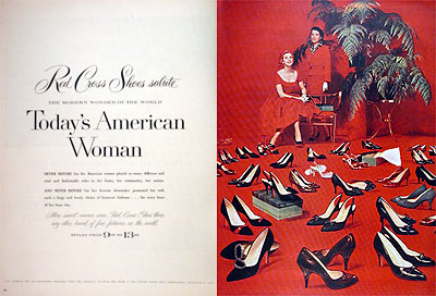 1957 Red Cross Shoes #007079