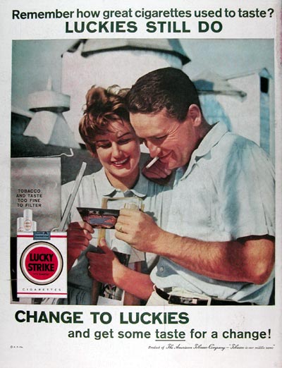 1960 Lucky Strike Cigarettes #015449