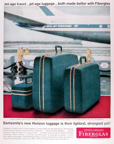 1960 Samsonite Horizon Luggage #015369B