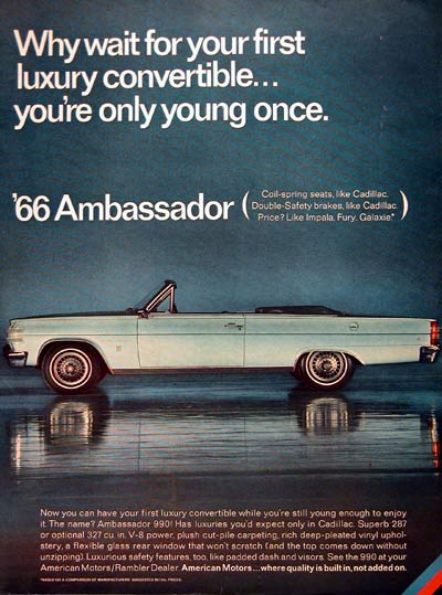 1966 Rambler Ambassador 990 #001176