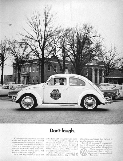 1966 Volkswagen Police Car 002524