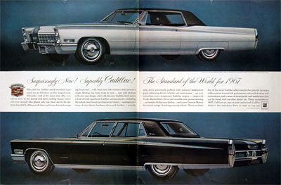 Cadillac on 1967 Cadillac Original Vintage Advertisement  Featuring The Coupe De