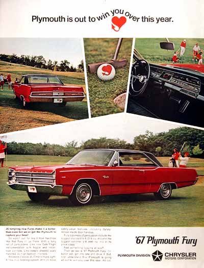 1967 Plymouth Fury III #001875