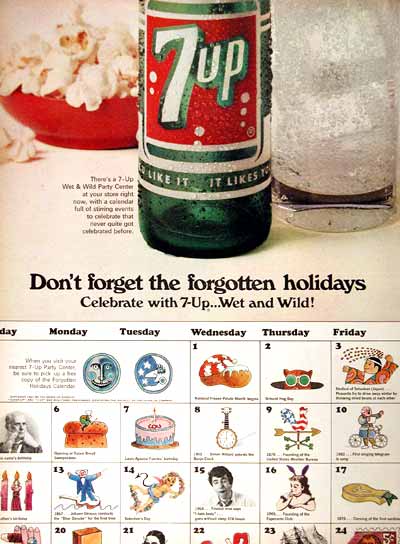 1967 Seven Up Holidays #025097