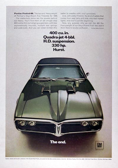 1968 Pontiac Firebird 400 024130