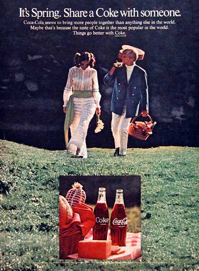 1969 Coca Cola Springtime #004905