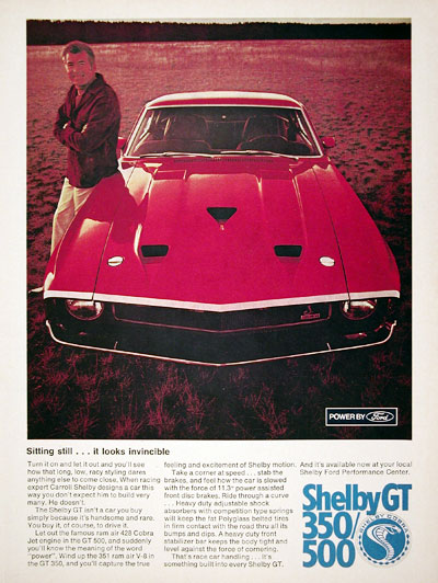 1969 Ford Mustang Shelby Gt350. Photo from:1969 Ford Mustang