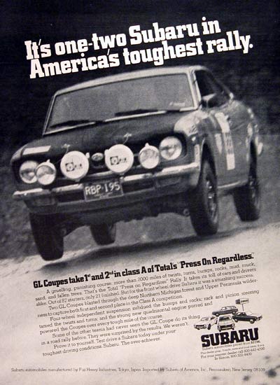 1973 Subaru GL Rally #005153