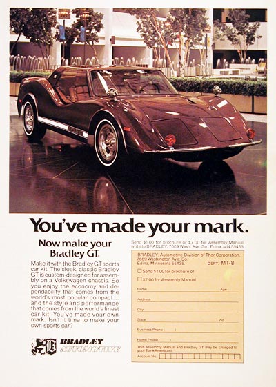1976 Bradley GT Kit Car #004525