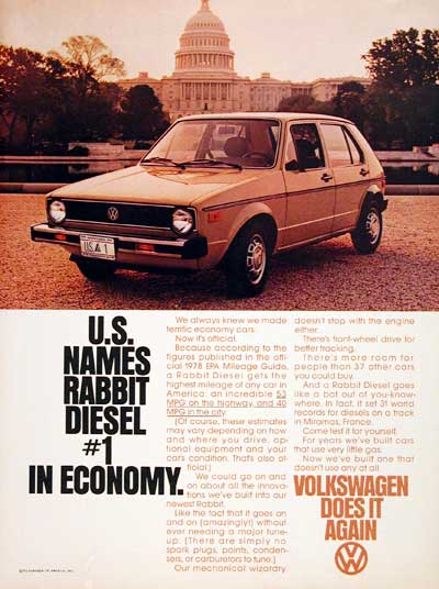 1978 VW Rabbit Diesel #004169