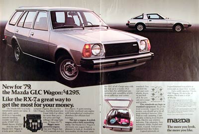 Mazda on 1979 Mazda Glc Wagon Classic Vintage Print Ad