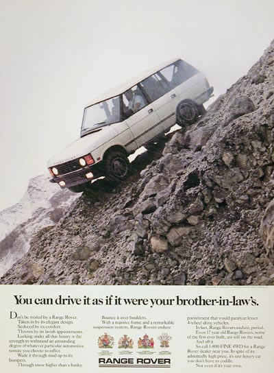 1988 Range Rover 4x4 #005553