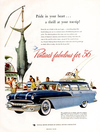 1956 Pontiac Wagon #000735