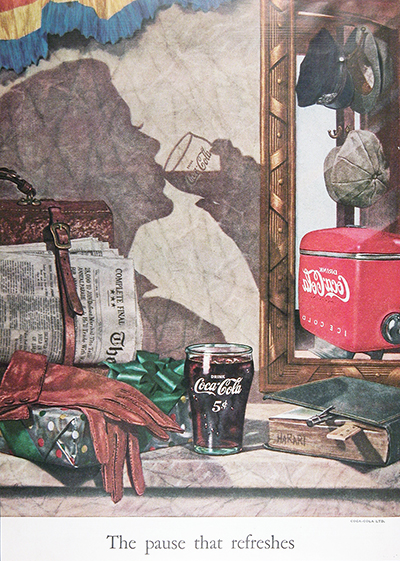 1950 Coca Cola Vintage Ad #025502