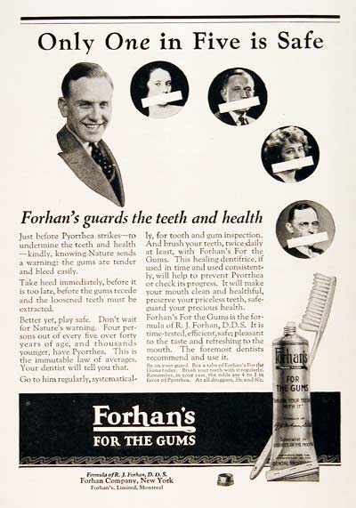 1923 Forhan's #003171