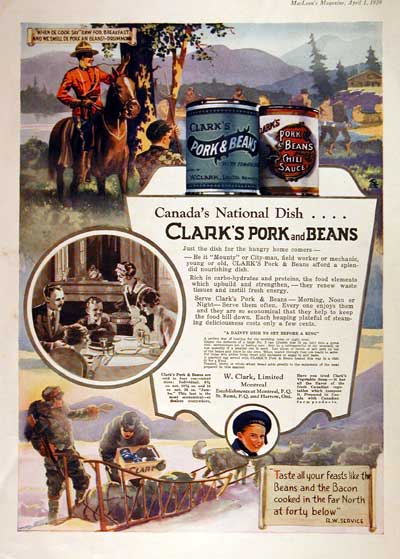 1929 Clark's Beans #002934