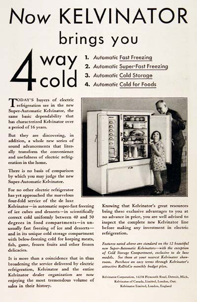 1930 Kelvinator Refrigerator #007737