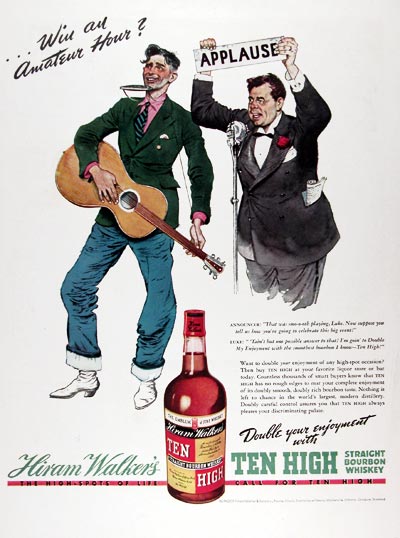 1938 Ten High Bourbon Whiskey #024933