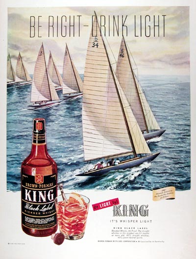 1945 King Black Label Whiskey #009663