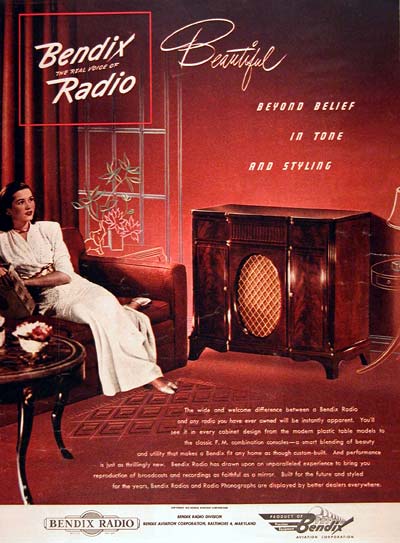 1946 Bendix Radio #002287