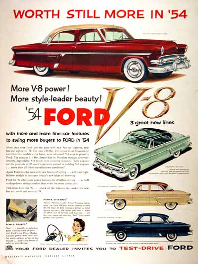 1954 Ford advertisements #10
