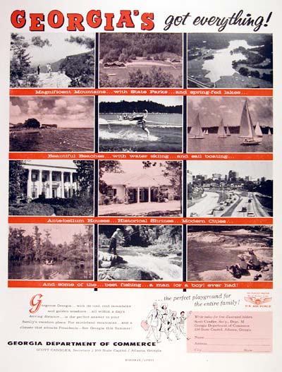 1957 Georgia Tourism #002672