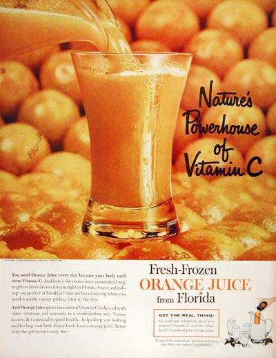 1960 Florida Orange Juice #004308