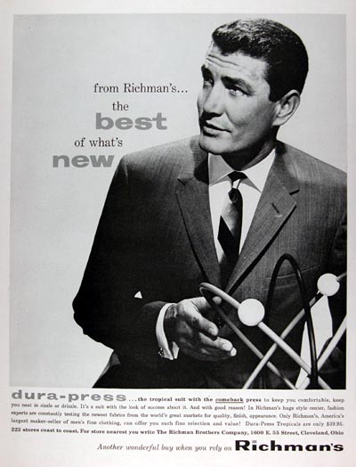 1960 Richman's Men's Suits #015376