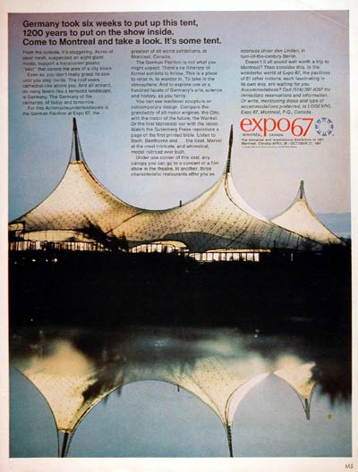 1967 Montreal Expo - German Pavillion #004284