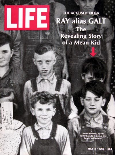 1968 Life Cover ~ James Earl Ray #025175