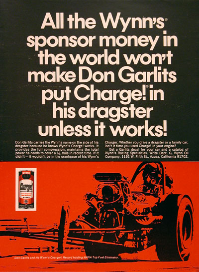 1968 Wynn's Don Garlits #006331