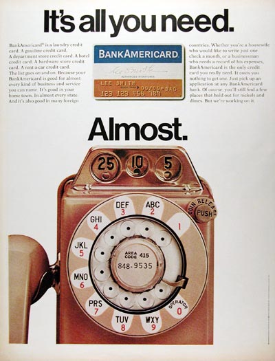 1970 BankAmericard #013074