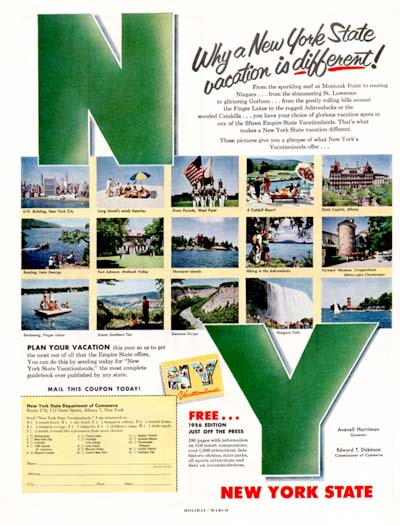 1956 New York Tourism