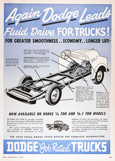 1950 Dodge Trucks Vintage CDN Ad 