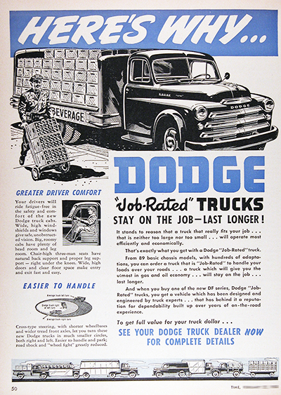 1950 Dodge Trucks Vintage CDN Ad #025848
