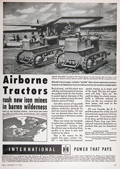 1952 International Tractors Vintage Ad #025544
